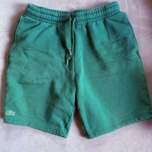 Lacoste Men's Athletic Shorts in Forest Green